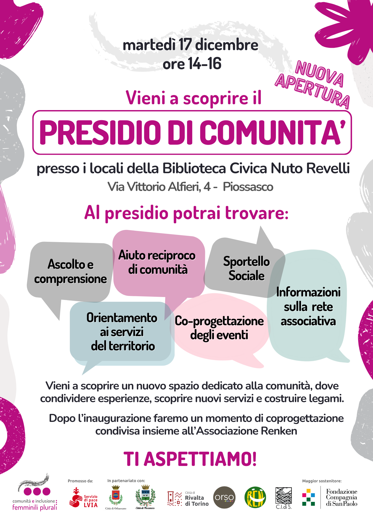 Presidio di comunità Piossasco def