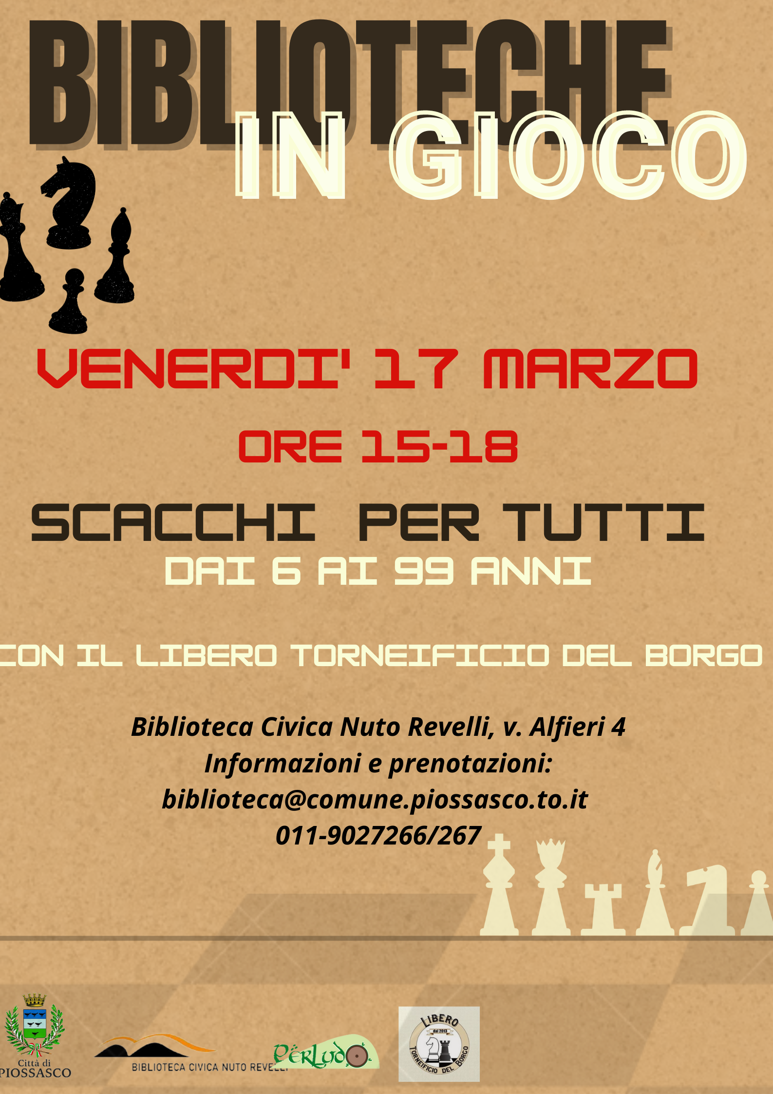 Scacchi in Biblioteca 17 marzo